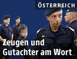Angeklagter Josef S. im Gerichtssaal