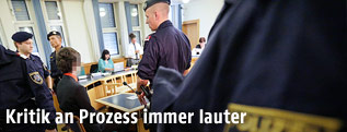 Angeklagter Josef S. im Gerichtssaal