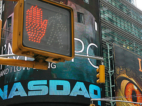 Fußgängerampel am Times Square