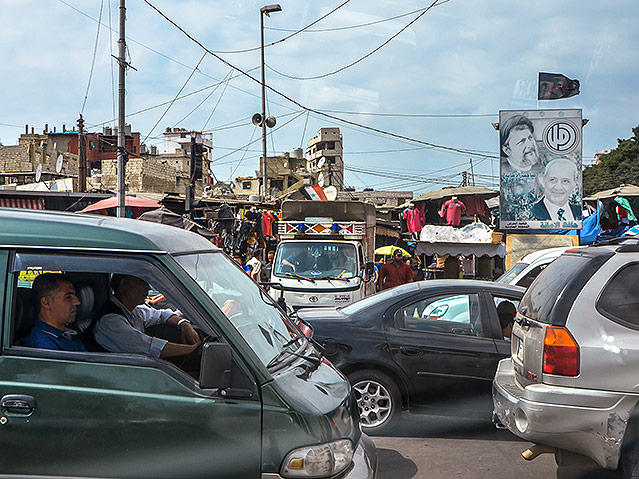 © ORF.at/Peter Prantner Straßenszene in einem Schiitenviertel von Beirut