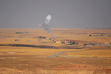 Kämpfe nahe Sinjar