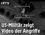 US-Milt&auml;rvideo der Luftangriffe im Nordirak