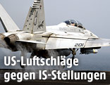 Ein US-Navy-F/A-18 Hornet