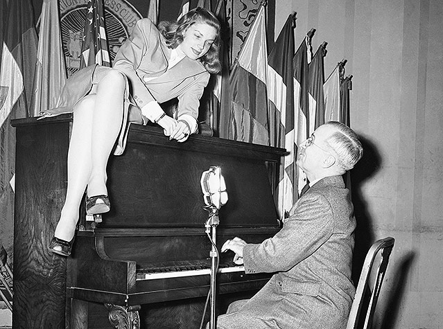 © AP Harry Truman, Lauren Bacall