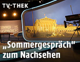 Das ORF-Studio der Sommergespr&auml;che