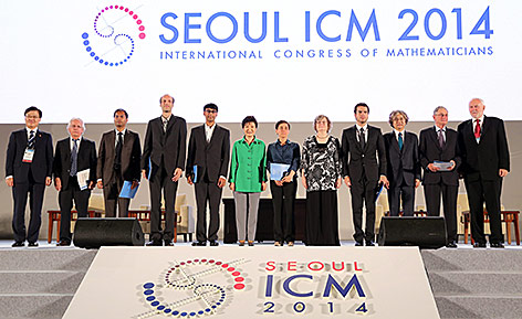 © APA/EPA/Yonhap South alle Fields-Preisträger