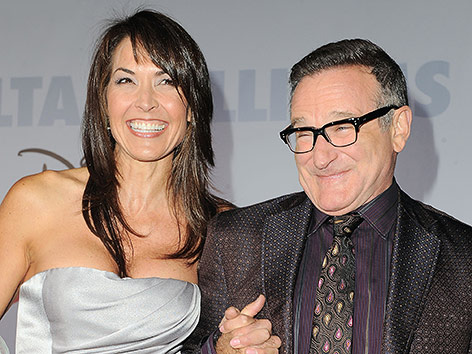 © APA/AP/Katy Winn Robin Williams mit Ehefrau
