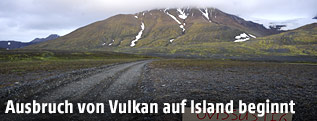 Der isländische Vulkan Bardarbunga