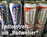 Budweiser-Bierdosen