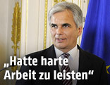 Bundeskanzler Werner Faymann