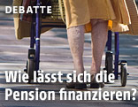 Pensionistin mit Wagerl