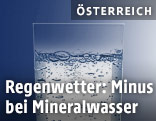 Glas Mineralwasser