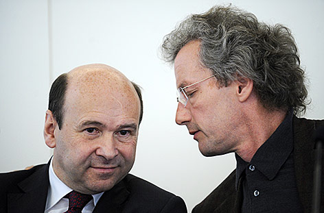 Der Direktor der Wiener Staatsoper, Dominique Meyer und Generalmusikdirektor Franz Welser-Möst