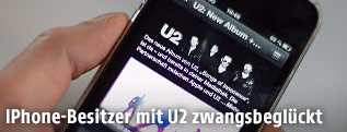U2-Album auf iPhone