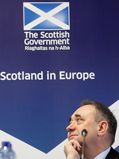 Schottlands erster Minister Alex Salmond