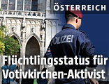 Polizei vor der Votivkirche