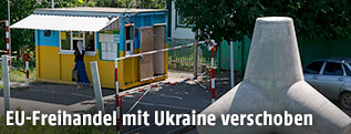 Ukrainische Grenzstation