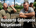 Ukrainische Soldaten in Gefangenschaft