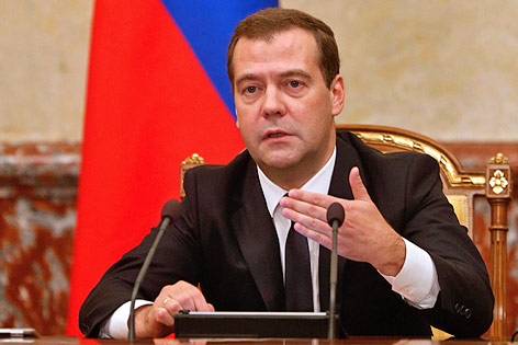 Russlands Premierminister Dmitri Medwedew