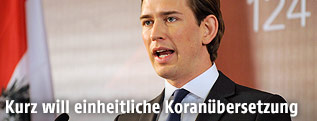 Au&szlig;enminister Sebastian Kurz