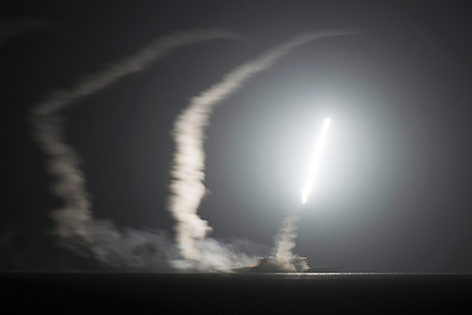 © APA/AP/US Navy/Eric Garst Raketenabschuss