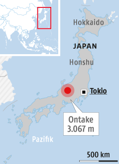 © APA/ORF.at Karte von Japan