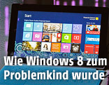 Ein Microsoft Surface Tablet mit Windows 8