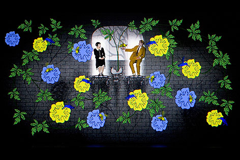Bühnenbild der "Zauberflöte"