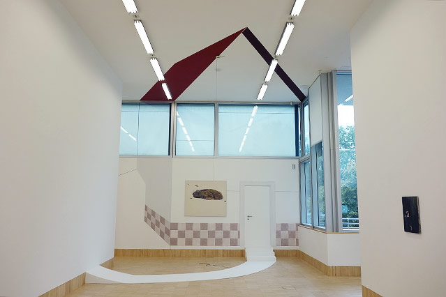 © ORF.at/Simon Hadler Alfredo Barsuglia: Installation, für die Ausstellung angefertigt (2014)