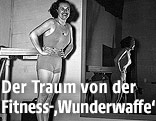 Frau mit Fitnessgerät