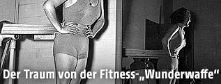 Frau mit Fitnessgerät