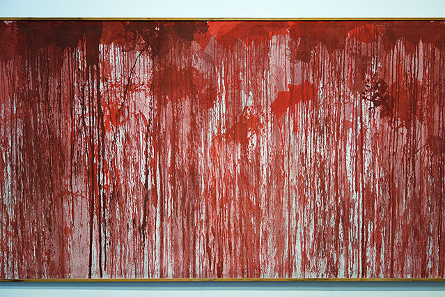 © ORF.at/Simon Hadler Kunstwerk von Hermann Nitsch