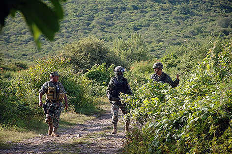 © APA/AP/Alejandrino Gonzalez Polizei