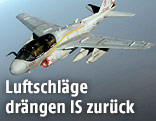 Kampfjet EA-6B Prowler der US-Navy im Einsatz über Syrien