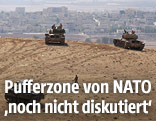 Panzer an der Grenze zwischen T&uuml;rkei und Syrien