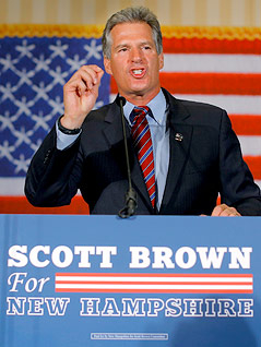 © Reuters/Brian Snyder Republikanischer Kandidat für den US-Senat Scott Brown