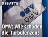 Flagge mit OMV-Logo