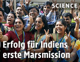 Indische Wissenschaftler jubeln