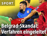 Handgemenge unter Spielern