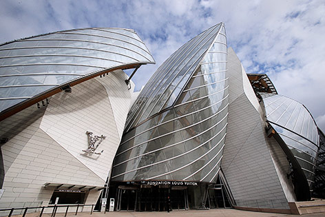 © APA/AP/Christophe Ena Außenansicht des Louis Vuitton Museums in Bois de Boulogne in Paris