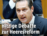 FP&Ouml;-Obmann Heinz-Christian Strache