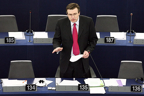 © picturedesk.com/EPA/Cugnot Mathieu Slowenischer EU-Abgeordneter Zoran Thaler