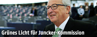 EU-Kommissionspräsident Jean-Claude Juncker lächelt