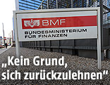 Schild des Finanzministeriums