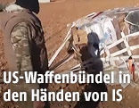 IS-Kämpfer vor Waffenlieferung