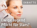 Frau vor einer Schönheitsoperation