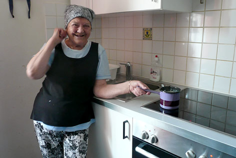 © ORF.at/Romana Beer Bewohnerin im "Haus Elisabeth"