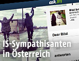 Screenshot einer Webseite mit pro-IS-Einträgen von IS-Sympathisanten
