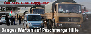 Konvoi mit Peschmerga-Kämpfern überquert die türkisch-irakische Grenze