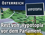 Ansicht des Modells der "Milliardenstadt Hypotopia"